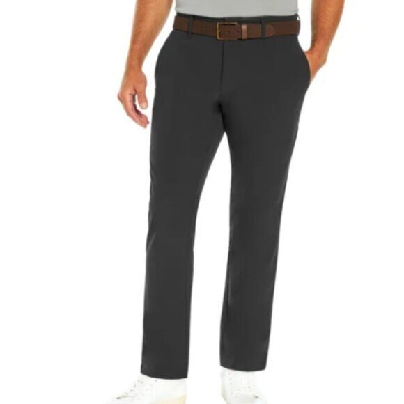 NWT 40x32 Banana Republic Men's Flat Front Slim Fit Black Chino Pants - Picture 1 of 5